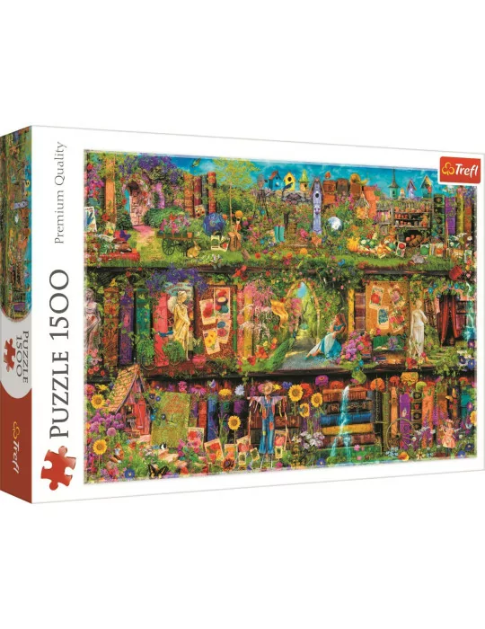 Trefl 26165 Puzzle 1500 dielov Rozprávková knižnica pre víly