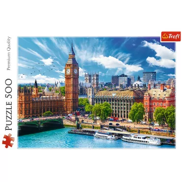 Trefl 37329 Puzzle 500 dielov Slnečný deň v Londýne