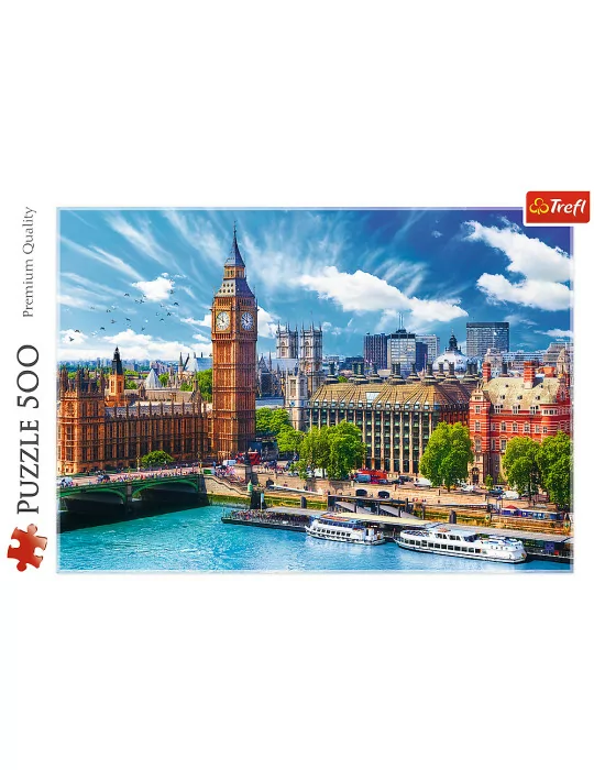 Trefl 37329 Puzzle 500 dielov Slnečný deň v Londýne