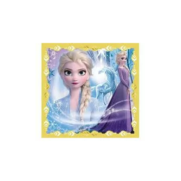 Trefl 34847 Puzzle 3v1 Frozen 2 - Ľadové kráľovstvo 2