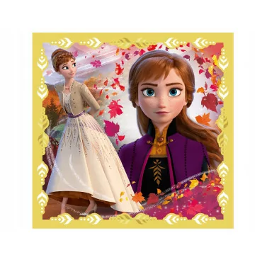 Trefl 34847 Puzzle 3v1 Frozen 2 - Ľadové kráľovstvo 2