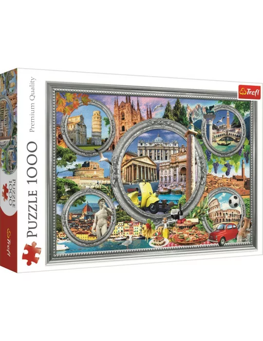 Trefl 10585 Puzzle 1000 dielov Taliansky výlet