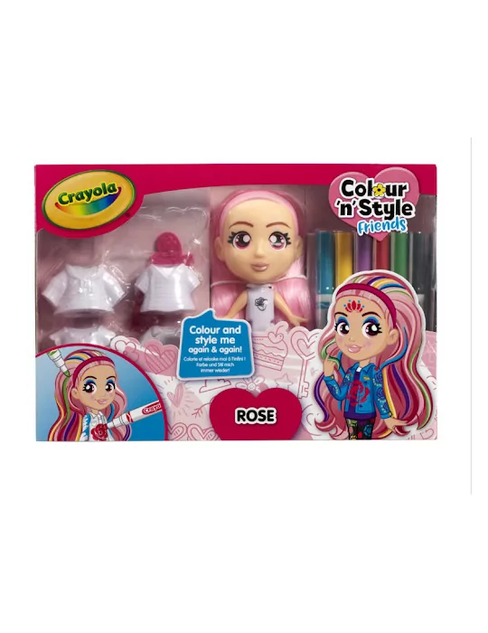 Crayola Colour ‘n Style Friends Deluxe Rose baba