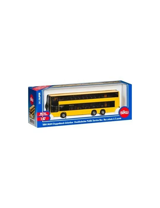 Siku Super 1884 dvojpodlažný mestský autobus MAN 1:87