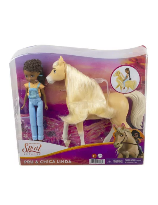 Mattel GXF20 Spirit Bábika Pru a kôň Chica Linda