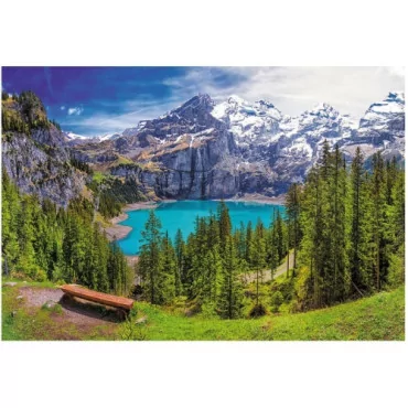 Trefl 26166 Puzzle 1500 dielov Jazero Oeschinen