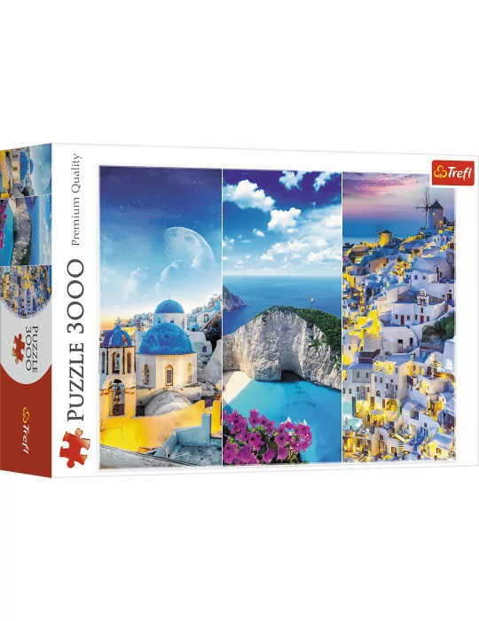 Trefl 33073 Puzzle 3000 dielov Dovolenka v Grécku 