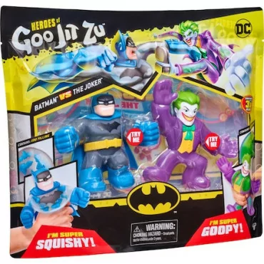 Heroes of Goo Jit Zu nyújtható figura Marvel hősök Batman és Joker