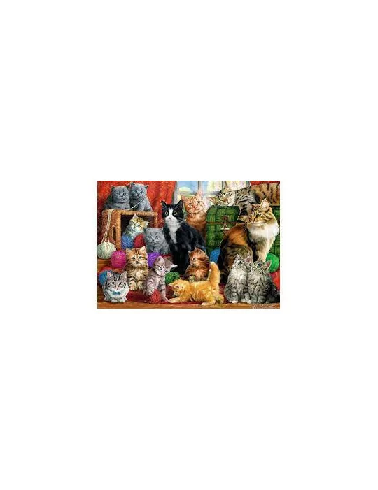 Trefl 10555 Puzzle 1000 dielov Stretnutie mačiatok