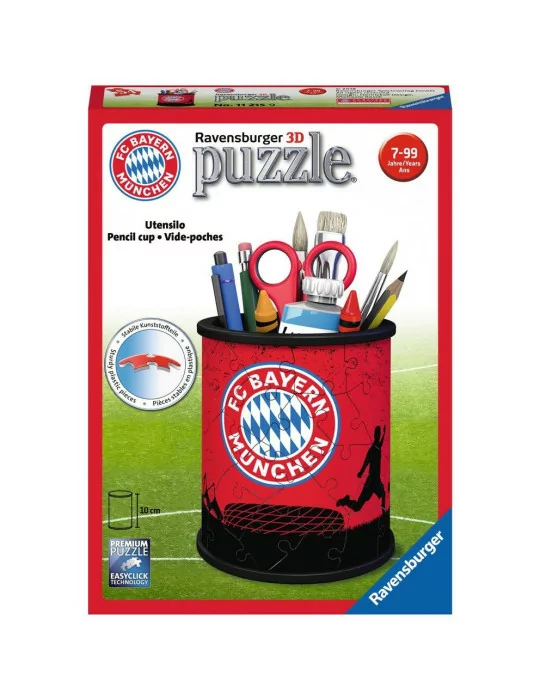 Ravensburger 11215 Puzzle 3D Stojan na ceruzky FC Bayern 54 dielikov