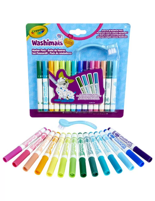 Crayola 74-7452 Washimals kimosható filctoll szett 14 részes