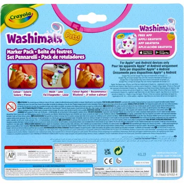 Crayola 74-7452 Washimals kimosható filctoll szett 14 részes