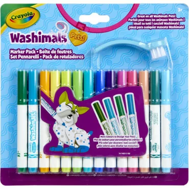 Crayola 74-7452 Washimals kimosható filctoll szett 14 részes