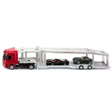 Siku Super 3934 autotransporter MB Actros na prepravu osobných áut 1:50