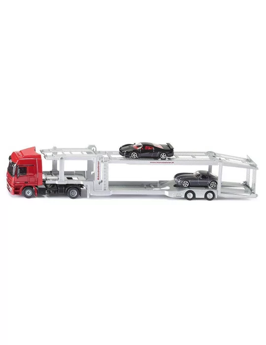 Siku Super 3934 autotransporter MB Actros na prepravu osobných áut 1:50