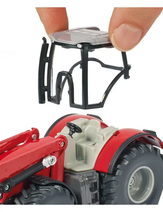 Siku Farmer 1985 traktor Massey Ferguson s predným nakladačom 1:50