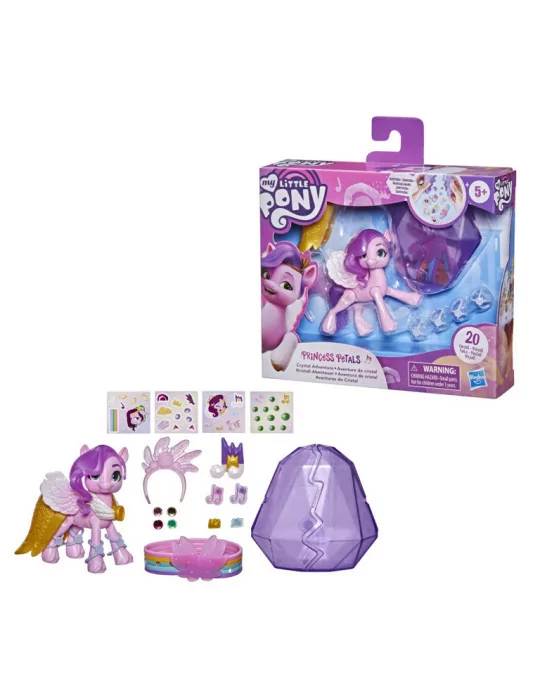 Hasbro F1785 My Little Pony Krištálové dobrodružstvo s poníkom Princess Petals