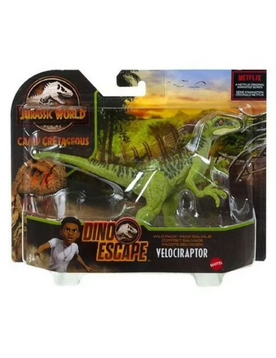 Mattel GWC93-HCL82 Jurassic World Dino Escape Divočina - Velociraptor