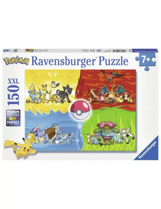 Ravensburger 10035 Puzzle 150 XXL dielov Druhy Pokémonov