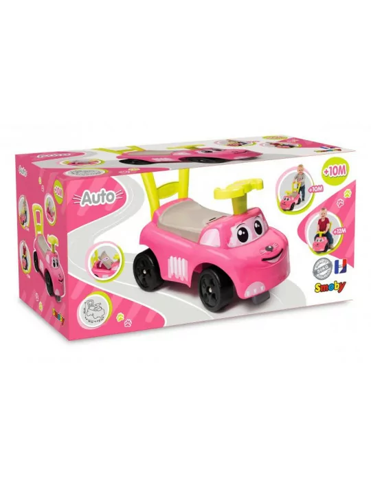 Smoby 720524 Odrážadlo Auto ružové