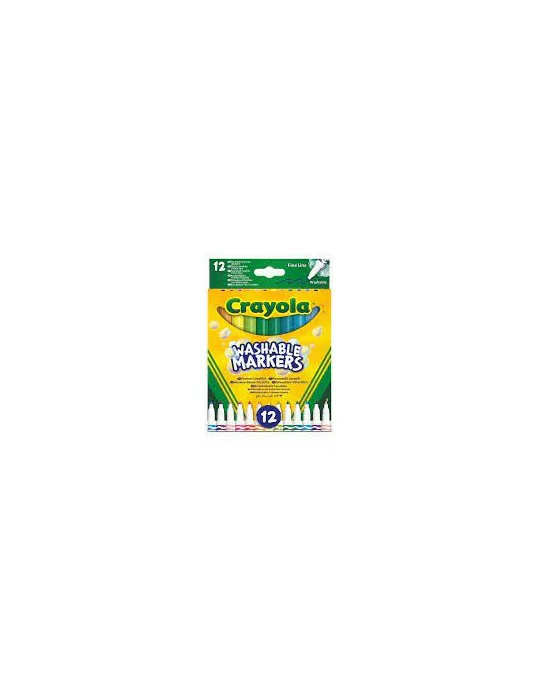 Crayola 58-6671 12 umývateľných fixiek s jemným hrotom