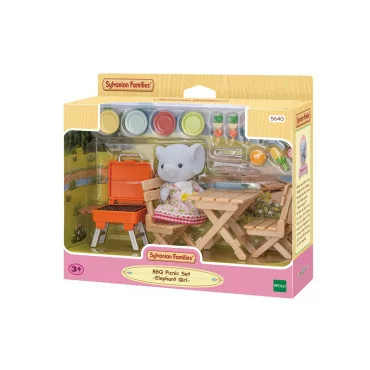 Sylvanian Families 5640 BBQ súprava na piknik so slonom