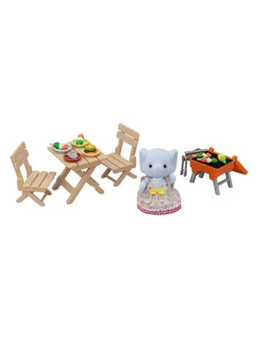 Sylvanian Families 5640 BBQ súprava na piknik so slonom