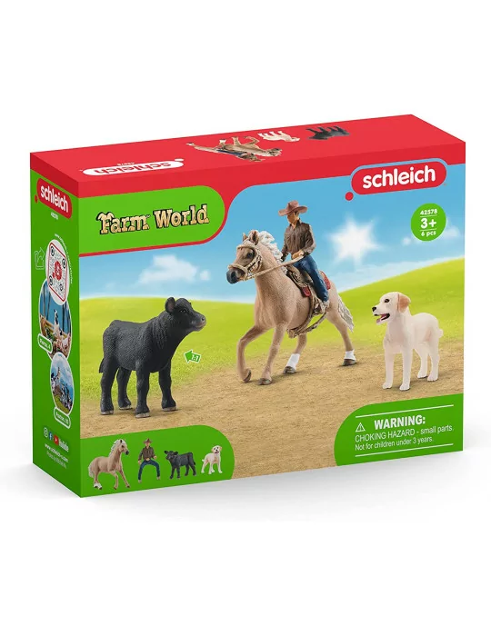 Schleich 42578 westernové jazdecké dobrodružstvá