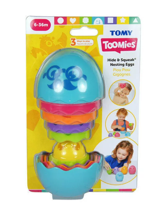 Tomy E73080R Toomies Vajíčka matriošky ružové