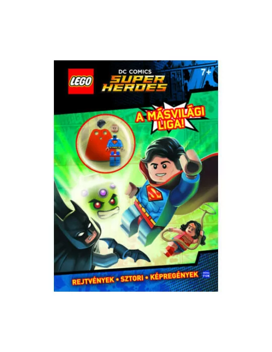 Móra Könyvkiadó - LEGO DC Super Herios - A másvilági liga! ajándék Superman minifigurával