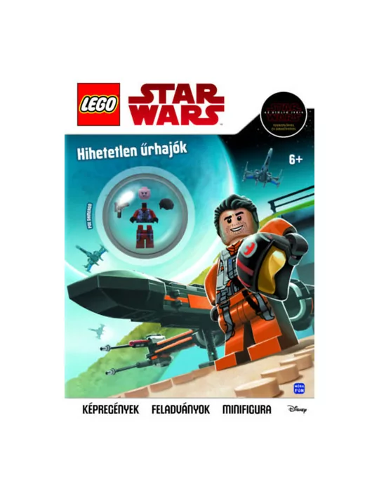 Móra Könyvkiadó - Lego Star Wars - Hihetetlen űrhajók - minifigurával 