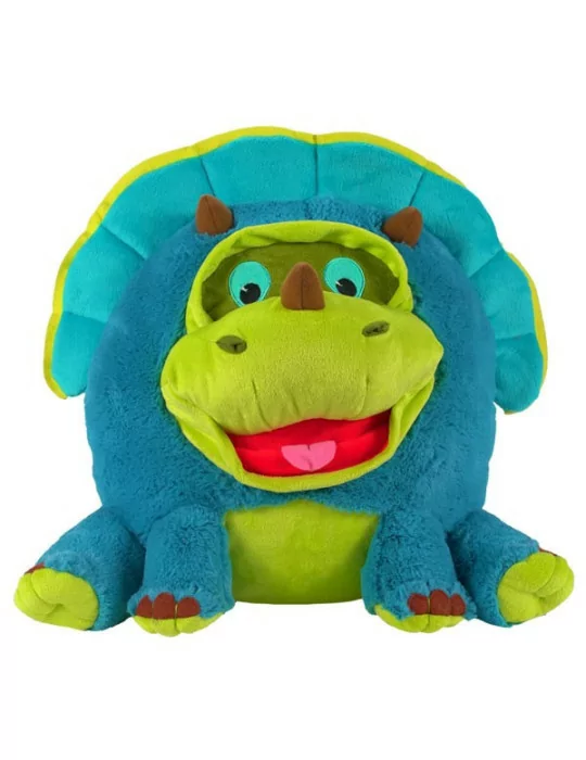 Play Face Pals 85275PFP Plyšoví kamaráti s grimasou 35 cm - Dinosaurus