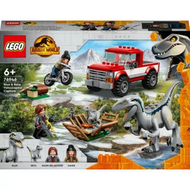 LEGO 76946 Jurassic World 76946 Chytenie velociraptorov Blue a Bety
