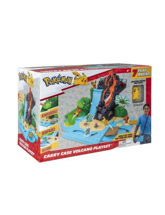 Orbico Pokemon Carry Case Volcano Playset