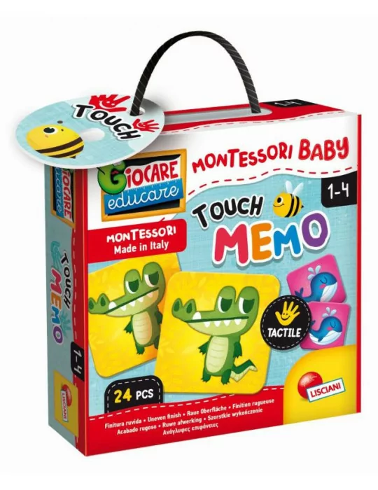 Lisciani 92703 Montessori Baby Touch - Memo Pexeso