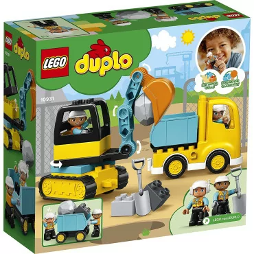 LEGO 10931 DUPLO Nákladiak a pásový bager