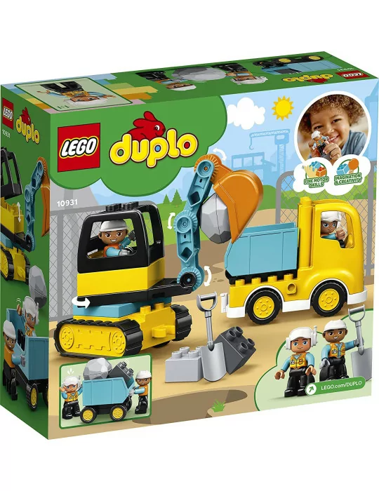 LEGO 10931 DUPLO Nákladiak a pásový bager