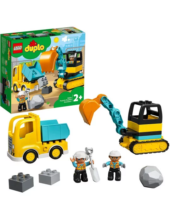 LEGO 10931 DUPLO Nákladiak a pásový bager