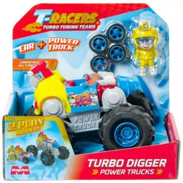 T-Racers: 2 az 1-ben szuperterepjáró figurával - Turbo Digger