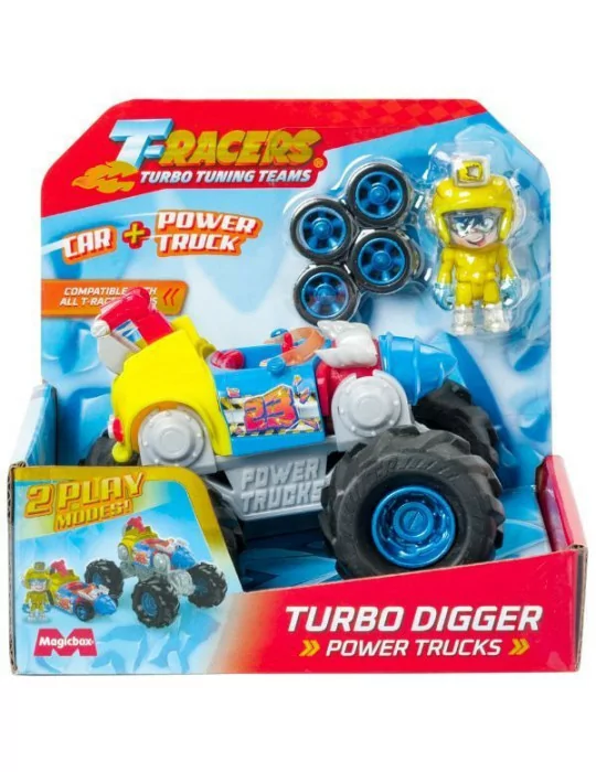 T-Racers: 2 az 1-ben szuperterepjáró figurával - Turbo Digger