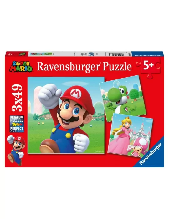 Ravensburger 05186 Puuzle 3x49 dielikov Super Mario