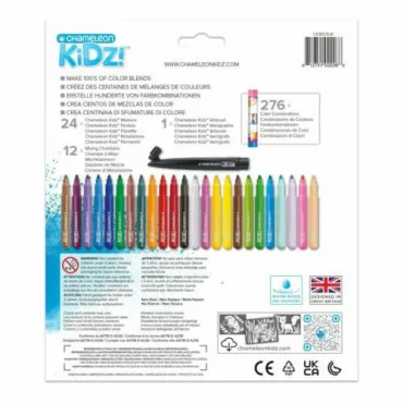 Detský set Chameleon Kidz Blendy pens - Blend & Spray 24ks tónovacích fixiek