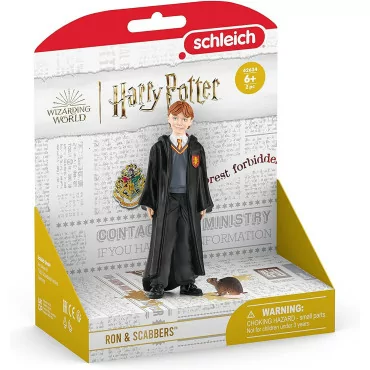 Schleich 42634 filmová postava Ron Weasley a krysa Prašivec