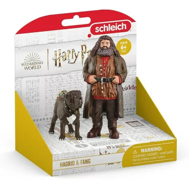 Schleich 42638 filmová postava Hagrid a pes Tesák