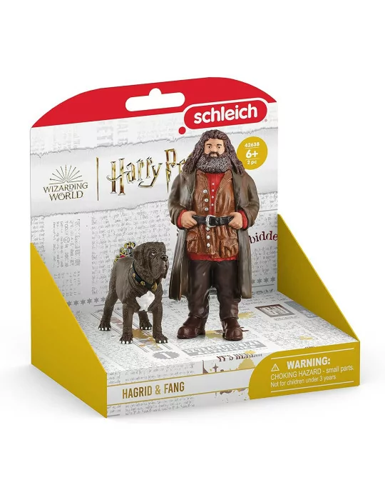 Schleich 42638 filmová postava Hagrid a pes Tesák