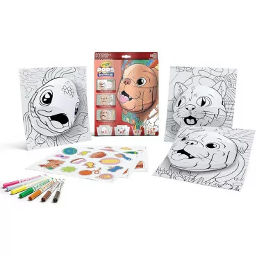 Crayola 04-2804 POPS 3D-s foglalkoztató színező füzet - Kisállatok