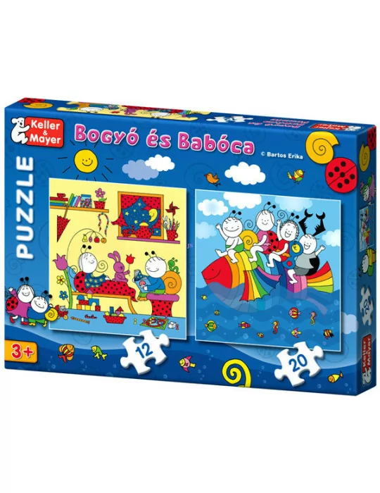 Bogyó és Babóca - 12 és 20 db-os puzzle - Szivárványhal