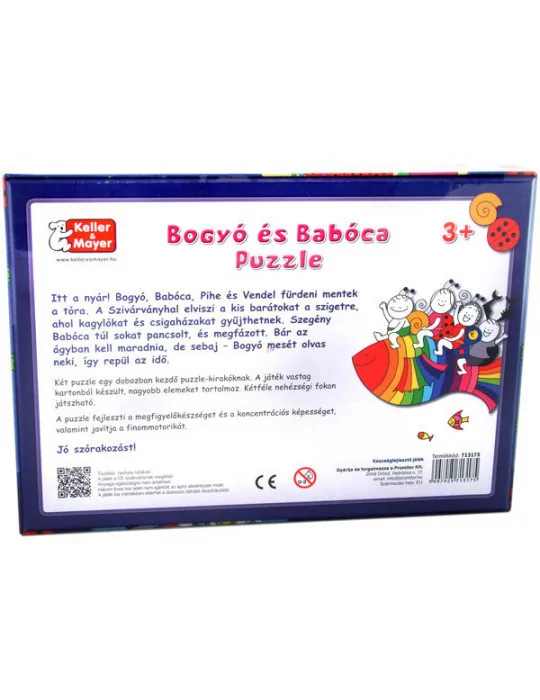 Bogyó és Babóca - 12 és 20 db-os puzzle - Szivárványhal