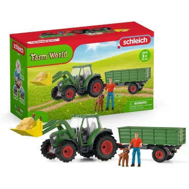 Schleich 42608 traktor s prívesom