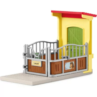 Schleich 42609 box pre poníky s žrebcom islandského poníka